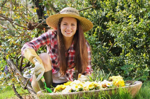 Low-carbon van used for sustainable gardening waste collection in Kenley